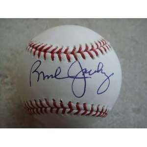 Brook Jacoby Signed Baseball   Official Ml W coa   Autographed 