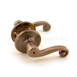   Lever Lockset Antique Nickel Finish Privacy Function