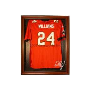  Tampa Bay Buccaneers Cabinet Style Jersey Display   Brown 