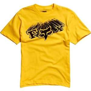  Fox Its Coming Logo T Shirt YELLOW X Large 12 14 