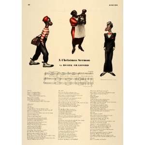  1936 Print Christmas Song Roark Bradford Eric Lundgreen 