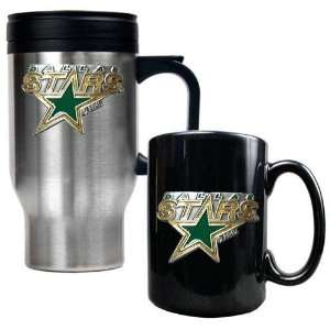  Dallas Stars NHL Stainless Steel Travel Mug & Black 