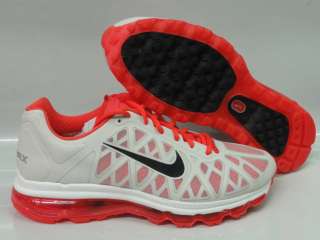 Nike Air Max 2011 + White Red Sneakers Womens Size 7.5  