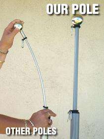   duty fiberglass pole just push or hammer into the ground and you re