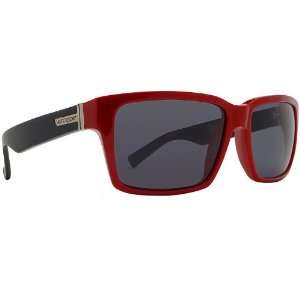 VonZipper Elmore Mens Casual Sunglasses   Color Red Black/Grey, Size 
