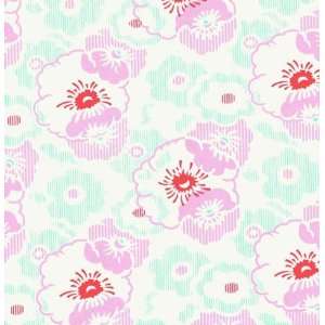  Persnickety 608866013143 Fitted Crib Sheet Cream Floral 