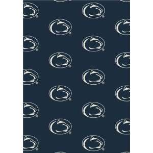  NCAA Team Repeat Rug   Penn State Nittany Lions Sports 