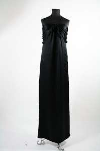 NEW 2011 Halston Heritage Blk Sarong Knot Gown $435 6  