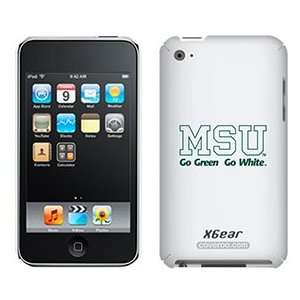  Michigan State Go Green Go White on iPod Touch 4G XGear Shell 
