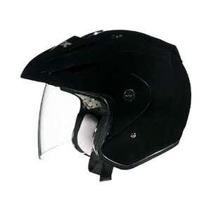  AFX FX 44 Open Face Helmet Small  Black Automotive