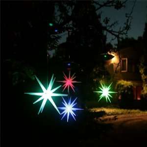  Set of Four Individual Solar Hanging 8 Glowing, Color 