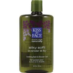  Kiss My Face Bath & Shower Gel, Silky Soft 16 oz (3 pack 