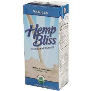Hemp Bliss Organic Hempmilk   Vanilla   32 Fluid Ounces   Manitoba 