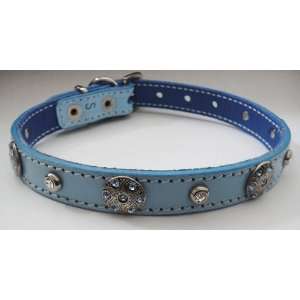  Diamond Dogs Blue Astral Swarovski Crystal Dog Collar 
