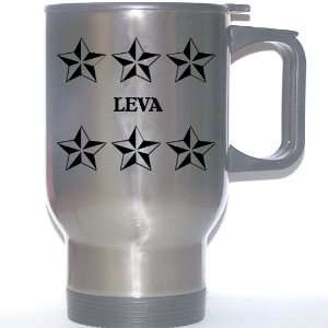  Personal Name Gift   LEVA Stainless Steel Mug (black 