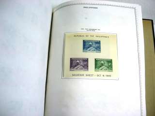   , Advanced Stamp Collection mostly hinged on Minkus Specialty pages