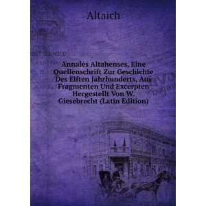   Hergestellt Von W. Giesebrecht (Latin Edition) Altaich Books