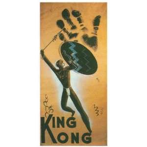  King Kong Movie Poster (13 x 30 Inches   34cm x 77cm) (1933 