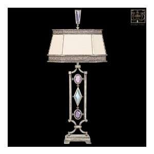   707210 3ST Encased Gems 1 Light Table Lamps in Venerable Bronze Patina