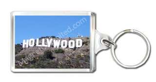 Hollywood Sign Los Angeles, CA Souvenir Keychain  