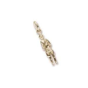  Mountie Charm in Yellow Gold Jewelry