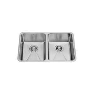 Vigo Industries 29 Undermount Stainless Double Bowl Kitchen Sink 