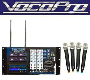 Vocopro PA MAN II All In One PA System Karaoke CDG Player Wireless Mic 