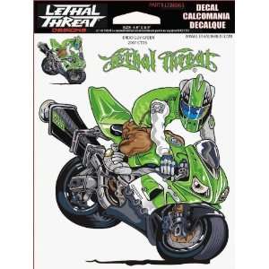  Lethal Threat Decal ENDO GUY GREEN 6X8 LT88063 Automotive