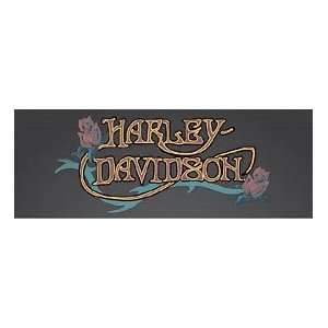  Window Graphics Harley Davidson Nouveau Roses Motorcycle 