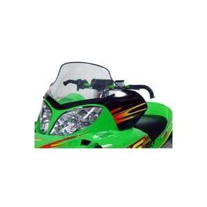   High Clear W/ Red & Yellow Graphics Cobra Windshield Sports