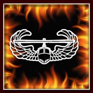 Army Air Assault Military airbrush stencil template harley paint 