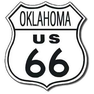  Route 66 Oklahoma Highway Road Tin Sign