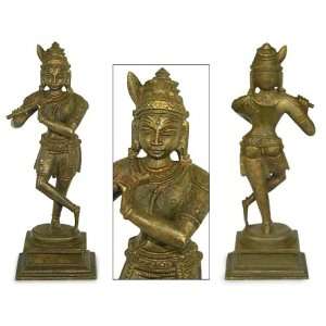  Bronze statuette, Pious Krishnas Music