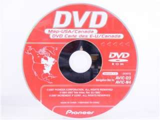 Pioneer Genuine DVD Disc East Maps for AVIC N4 AVIC D3  