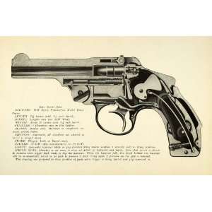  1948 Print .38 Smith Wesson Safety Hammerless Hinge Frame 
