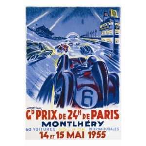  Geo Ham   Grand Prix De Montlhery Canvas