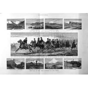  1877 Asia Monor Cossacks Soldiers Erdjias Anascha Araba 