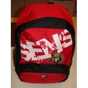 NHL Ottawa Senators Red Hockey Bag Backpack Carry On NWT Might Mac NHL 