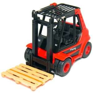  Die cast Fork Lift Truck, Pull Back Action (Red) Toys 