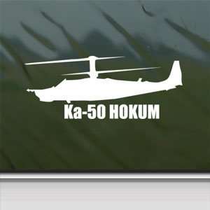  Ka 50 HOKUM White Sticker Military Soldier Laptop Vinyl 