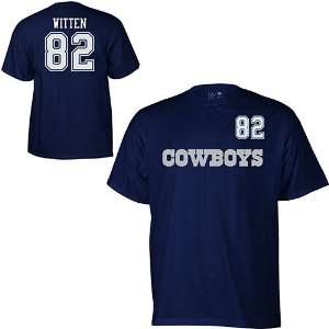  Dallas Cowboys Jason Witten Game Gear Player T Shirt (Navy 
