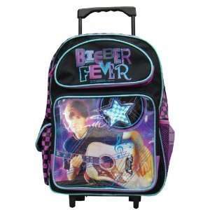 NEW Justin Bieber Beiber Large 16 Rolling Backpack  