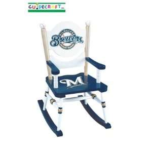  Guidecraft Milwaukee Brewers Rocking Chair