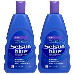  Selsun Blue 2 in 1 Treatment Dandruff Shampoo, 11 oz, 2 ct 