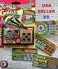 assorted fake all winning winners scratch off lottery tickets gag 