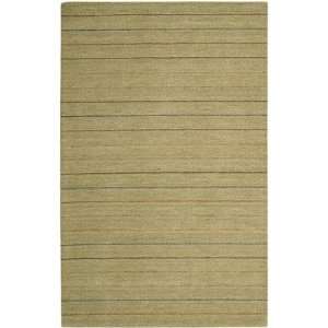  Landscape Stripes Green Contemporary Rug Size 8 x 11 