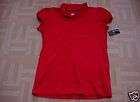 NWT Girls George School Uniform Red Polo Shirt 18 XXL