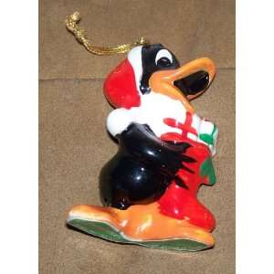   Looney Tunes Ceramic Porcelain Daffy Duck Ornament 