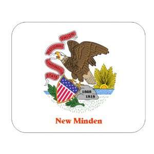  US State Flag   New Minden, Illinois (IL) Mouse Pad 