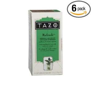 Tazo Refresh Filter Bag Tea, 24 Count Grocery & Gourmet Food